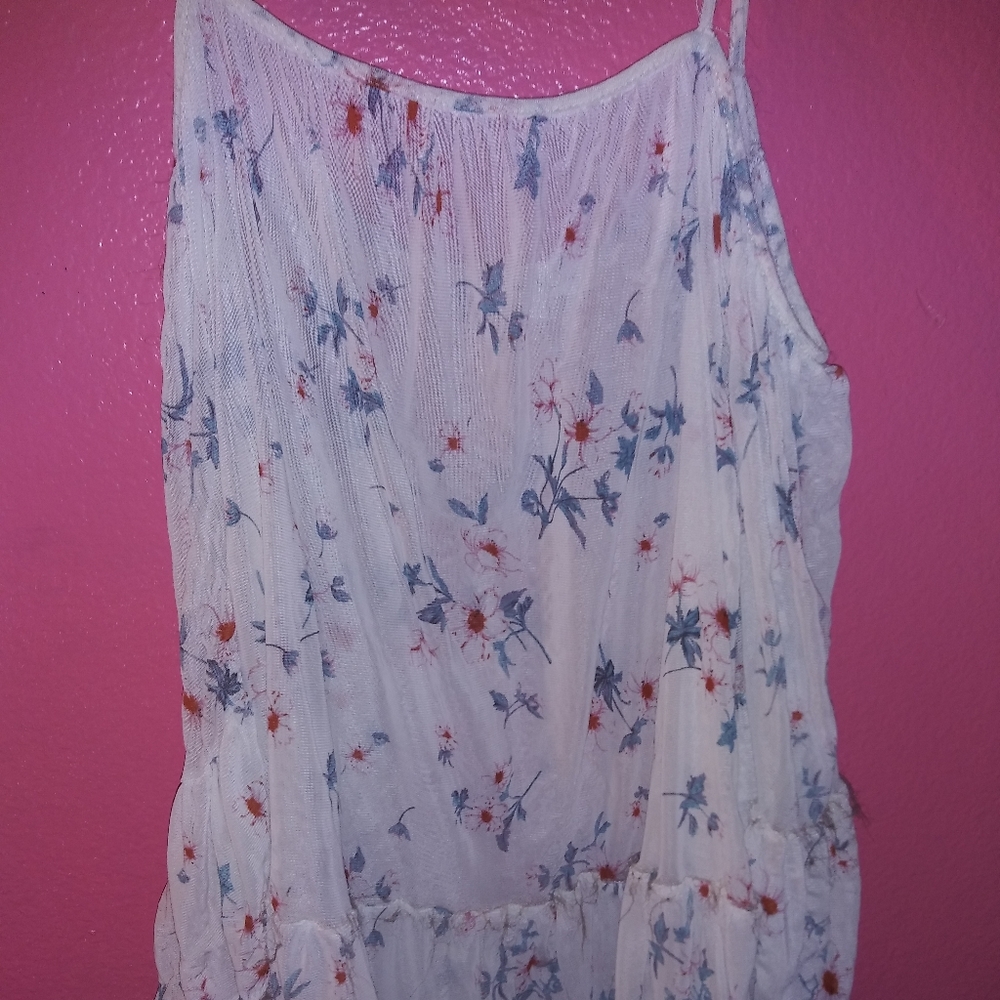 Floral off the shoulder